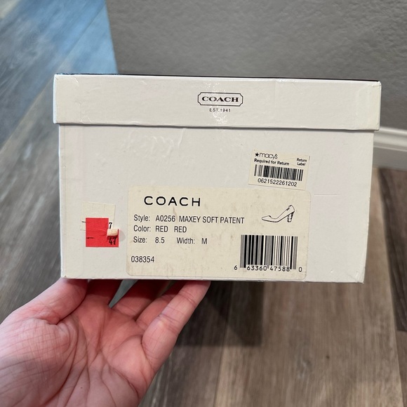 Coach Maxey Soft Patent Leather Heels - Picture 6 of 6